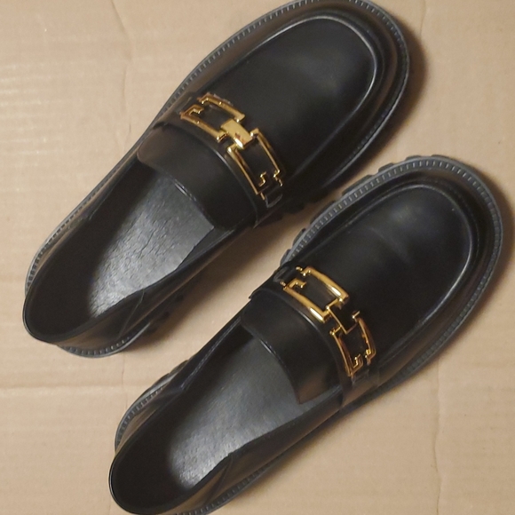 Black Lattelier Chunky Loafers - Picture 2 of 3